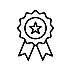 Fototapeta premium Icon of a bowling ball and pins representing the sport