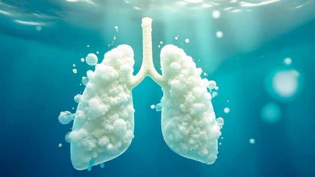 Breathe lung, Respiratory health, Airflow dynamics. Pulmonary wellness. Alveoli expand during deep inhalation. Bronchial passages clear air effectively. Respiratory rate impacts overall vitality.