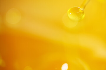 Macro shot of palm oil as background