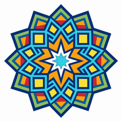 islamic geometric mandala pattern