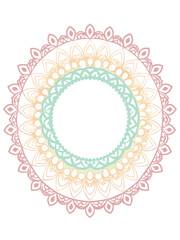 circular mandala ornamental graphic design