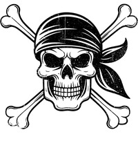 Pirate Skull And Crossbones Skeleton