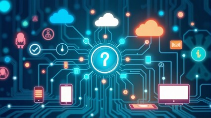 Obraz premium Unlocking the digital mystery: are you ready to explore the future of technology?