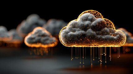 Abstract digital data streams flow across a dark background, symbolizing SaaS infrastructure, cloud computing, data exchange, and the seamless connectivity of modern digital systems.
