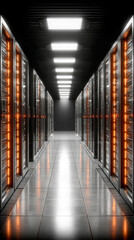 Abstract digital data streams flow across a dark background, symbolizing SaaS infrastructure, cloud computing, data exchange, and the seamless connectivity of modern digital systems.
