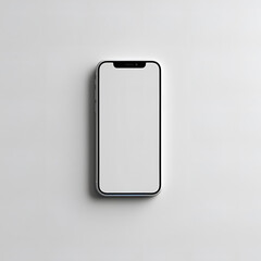 Blank Smartphone Screen: Perfect for App Mockups & UI Designs