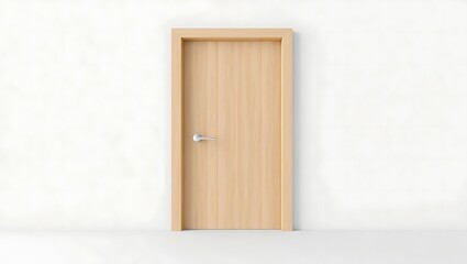 Modern Minimalist Light Oak Interior Door Design Simple Elegance for Home