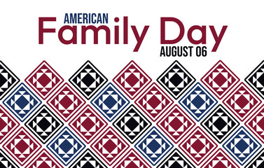 Celebrate american family day august sixth with family activities together