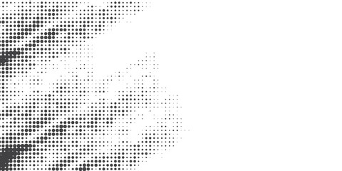 Background with monochrome dot texture. Polka dot pattern template. Background with black dots - stock vector dots basic background dots