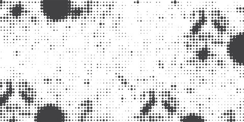 Background with monochrome dot texture. Polka dot pattern template. Background with black dots - stock vector dots basic background dots
