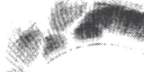 Background with monochrome dot texture. Polka dot pattern template