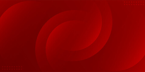 Red abstract background. Dynamic shapes composition, vector illustration