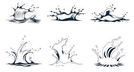 Modern splash silhouette, Splash stencil, Splash shadow silhouette, Water shape silhouette, Flow splash silhouette, Wet splash silhouette, Splash design element, Water contour silhouette, Splash patte