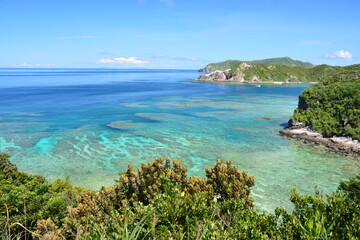 沖縄・阿嘉島の海景色