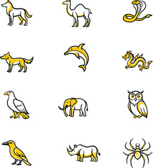 Vector art of animal illustrations