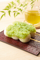 宮城の郷土料理　ずんだ団子イメージ