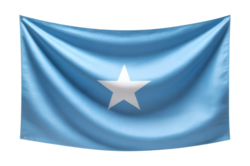 Waving National Flag of Somalia - A Vibrant Symbol of Somali National Identity and Patriotism