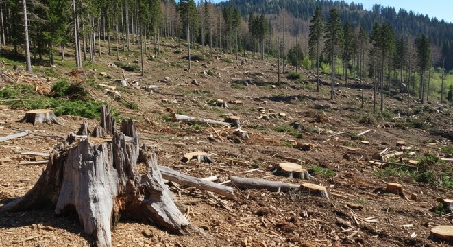 Devastating Impact of Deforestation A Look at Clear-Cut Logging and its Environmental Consequences