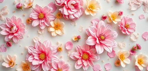 Soft pastel floral wallpaper texture, vintage aesthetic, elegant, antique