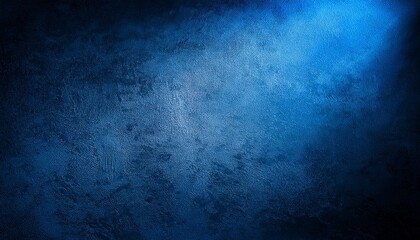 dark blue background with abstract highlight corner and vintage grunge background texture