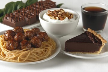 Chocolate Dessert Platter With Assorted Sweet Treats