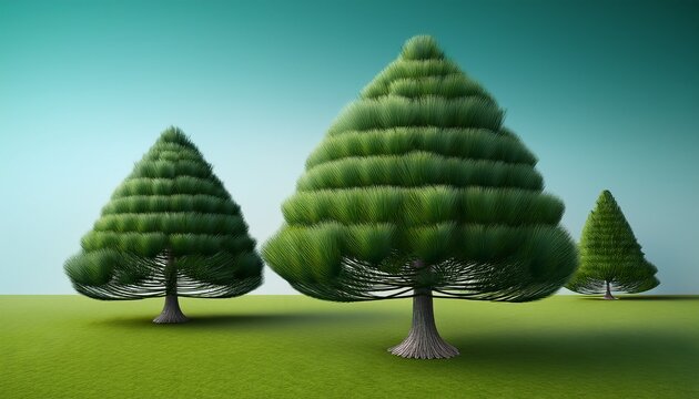 render de pinos de bowling ilustracion de pinos en linea con colores realistas fondo minimalista pinos de boliche