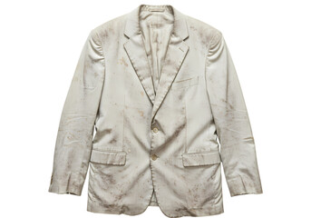 Off-White Distressed Blazer: Fashion Photography, Textured Clothing, Menswear Apparel