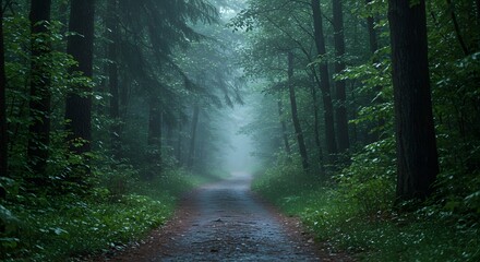 Obraz premium path in the forest