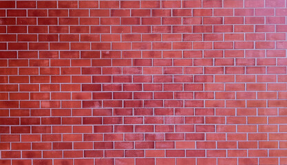 Red brick wall texture background, brick wall texture for interior or exterior design backdrop.