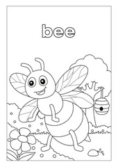 Animal Habitats Coloring Booklet with Grayscale Illustrative Pages for Learning and Fun

