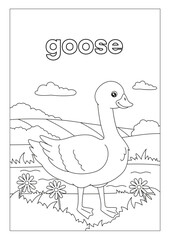 Animal Habitats Coloring Booklet with Grayscale Illustrative Pages for Learning and Fun

