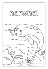 Animal Habitats Coloring Booklet with Grayscale Illustrative Pages for Learning and Fun

