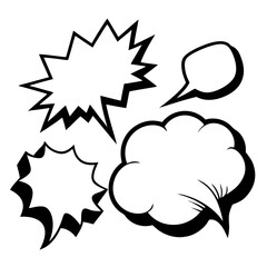 comic speech bubbles