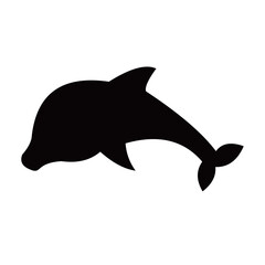 Obraz premium Animal vector silhouette , clip art, and symbol. Shilhouette of animal concept and simple design.