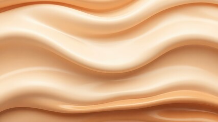 Obraz premium Smooth, Creamy Waves of Light Beige Provide a Sense of Calm and Tranquility