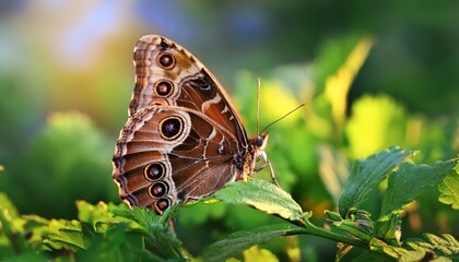 Fototapeta premium der schmetterling trauermantel macht im garten eine pause