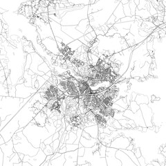 Fototapeta premium 3D illustration of city and urban in Kajaani Finland