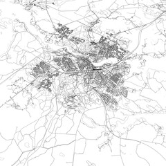 3D illustration of city and urban in Kajaani Finland