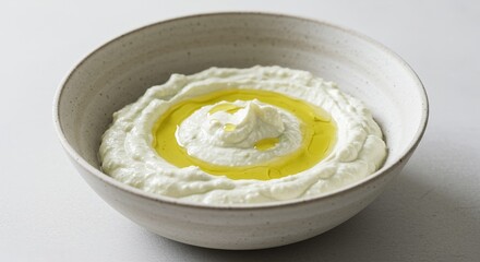 Creamy Feta Dip In Bowl