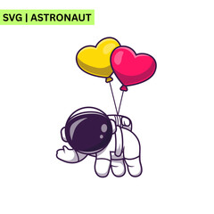 A joyful astronaut illustration depicting a cute astronaut with a big smile, holding a star, embodying creativity and adventure in a colorful format.