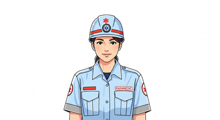 portrait of a smiling female doctor