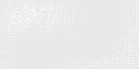 Dot white gray wave light technology texture background. Abstract big data digital concept.
