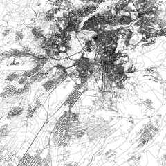 Fototapeta premium 3D illustration of city and urban in Yerevan Armenia