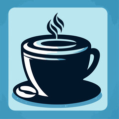 coffee cup glass vector illustration