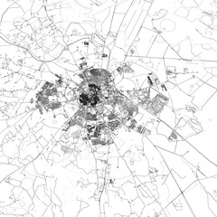 Fototapeta premium 3D illustration of city and urban in Evora Portugal