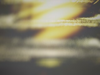 Not created by AI, golden background, Golden gradient with line of dark shade illustration design for background