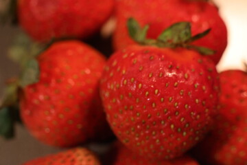 strawberries in a bowl