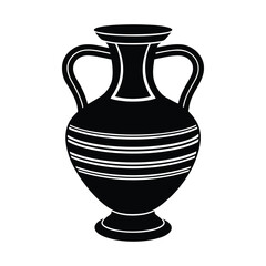 ancient greek vase isolated