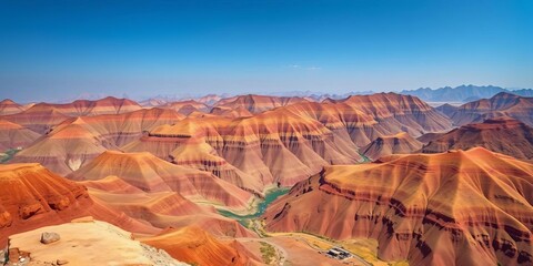 India-China border landscape, showing contrasting terrains, ancient, mountains