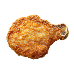 Crispy Fried Pork Chop with Golden Brown Breading